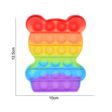 Push Bubble Sensory Toy Autism Needs Squishy Reliever Toys Adult Child Funny Anti Stress Fidget Reliver Stress Antistress Pack