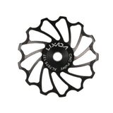 Lixada MTB Road Bike Ceramic Pulley 7075 Aluminum Alloy Rear Derailleur 13T Guide Cycling Ceramics Bearing for Jockey Wheel