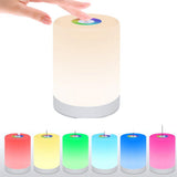 LED Hand Lift Touch Dimmable RGB Color Changing LED Night Light Touch Control Bedside Table Lamp