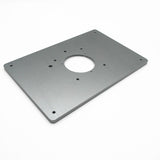 Router Table Insert Plate W/Level-Loc Rings and Router Template Bushing Guides - Aluminum Router Table Saw Insert Plate Kit