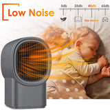 Portable Space Electric Heater With Thermostat,Personal Room Heater, Overheat Protection Ceramic Heater For Home-US Plug