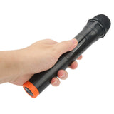 Wireless Microphone UHF Wireless Dynamic Cardioid Sensitivity Mic with LED Display for Speech Conference Computer Live Broadcast
