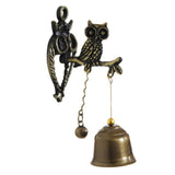 Doorbell Retro Nostalgic Style Animal Door Bell Metal Iron Bell Wind Chime Ornament Wall Horse Garden Elephant Owl Hot