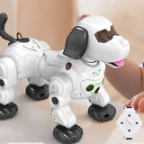 Remote Control Robot Dog Infrared Tracking Spray Wireless Electric Smart RC Puppy with Press Sensor Interactive Toy