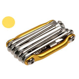 High Quality 11 In 1 Mini Repair Pocket Folding Tool Bicycle Moutain Road Bike Tool Set Cycling Multi Repair Tools Kit Wrench
