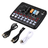 USB Sound Card Mobile Phone Sound Card Computer Live Broadcast Equipment Set for Live Recording