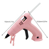 3.6V Cordless Hot Melt Glue Gun 2000mAh Li-ion USB Mini Glue Gun Set Child Hand Crafts  With 7mm Glue Sticks Outdoor Repair Tool