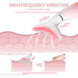 LED Photon Heating Therapy Anti-Wrinkle Neck Lifting Tightening EMS Vibration Massager Face Slimming Double Chin Wrinkle Remover