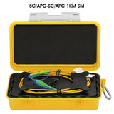SC/APC-SC/APC OTDR Dead Zone Eliminator,Fiber Rings 500M Fiber Optic OTDR Launch Cable Box 1Km 2Km SM 1310/1550nm