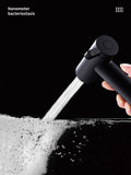 Brass Toilet Bidet Sprayer Set Handheld Cleaning Black Faucet with 3M Hose Women Bidet Anal Wash Shower Accessories