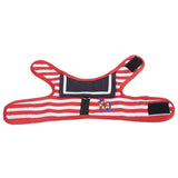 CN Adjustable Dog Collar Harness Leash Creative Navy Suit Style Chest Strap Secure Traction Rope for Small Medium Dogs Cats