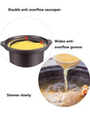 220V Electric Casserole Stew Pot Household Ceramic Electric Stewing Cooker Cooking Pot Machine Easy Operation Slow Stewer