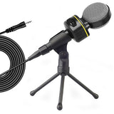 Condenser Microphone 3.5mm Plug Computer Microphones With Tripod For Online Chatting Gaming Podcast Voice Recording