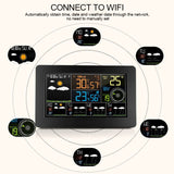 Multifunctional APP Control Smart Digital Thermometer Outdoor Humidity Barometric Hygrometer Indoor WiFi Weather Station Monitor