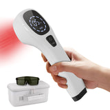 White Black Laser Therapy Devices 14 Laser Diodes Handheld Medical Devices 650nm 808nm for Knee Joint Back Shoulder Pain Relief
