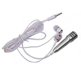 TPE Portable Mini Handheld Microphone Speaker Mic Player with 3.5mm Interface for Smartphone Laptop PC