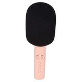 Bluetooth Karaoke Mic Multi Functional Portable Handheld Wireless Speaker Microphone with LED Light for PC Smartphone Home Party