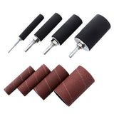 Sandpaper Circle Grinding Wheel Sandpaper Polishing Shank Grinding Accessories with Connecting Rod for Electric Grinding