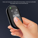 Alcohols Detector Non-Contacting Breath Blow Tester TFT High-Sensitive Electronic Breathalyzer with 3-Color Indicator Light