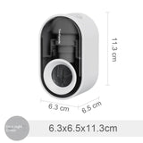 Automatic Toothpaste Squeezing Device Set Suction Wall Hanging Toothbrush Storage Rack Lazy Toothpaste Squeezing Artifact