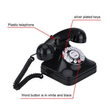 WX-3011 Vintage Black Multi Function Plastic Home Office Hotel Telephone Retro Wire Landline Phone Telephones telefono fijo