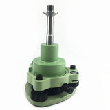 Green Three-Jaw Tribrach With Optical Plummet & 5/8 Thread Adapter