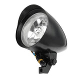 5.75" 12V Motorcycle Halogen Headlight Unviersal Front  Black