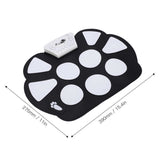 Roll Up Drum Kit Portable Electronic Drumset for Players