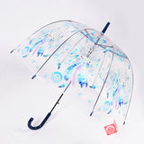 Kids Umbrella Unicorn Transparent Umbrellas Children Laser Umbrella Cute Cartoon Alpaca Girl Umbrellas Sakura Dropshipping