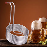 Bar Hotel Spiral Home Brewing Tool Wort Chiller Pipe Kitchen Supplies Wine Making Machine Stainless Steel Beer Cooling Coil