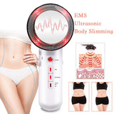 Body Messager EMS Ultrasonic Slimming Machine  Weight Loss Infrared Therapy 3 in 1 Beauty Instrument Facial Lifting Massager