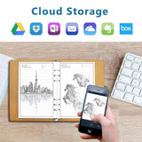 Newyes Smart Reusable Erasable Notebook Microwave Wave Cloud Erase Notepad Note Pad Lined With Pen pocketbook Dropshipping