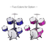 kinderen Kids Jazz Drum Set Kit Musical Instrument Educatief Speelgoed 5 Drums and One Symbal Design Percussion Instrument