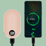 Winter pebble double-sided heating Mini 5V long-life pocket power pack hand warmer 5200mAh USB rechargeable electric hand warmer