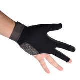 Billiard Glove Anti-skid Breathable Cue Sport Glove 3 Finger Super Elastic Sports Glove Fits on Left or Right Hand