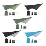 Waterproof Tent Tarp, Rain Fly Tent Tarp Light Ripstop PU2000mm Anti-UV Camping Travel Outdoor Shelter Awning Tarpaulin