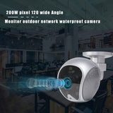 2.0MP 200W Pixel 1080P PTZ IP Camera 120 ° Wide Angle Monitoring Outdoor Network Wireless Waterproof Camera