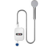 Water Heater Shower 110V 220V Kitchen Faucet Mini Electric Water Heater 3500W Digital Display Fast Heating