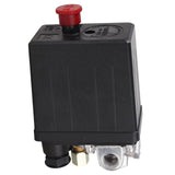 Heavy Duty Air Compressor Pressure Switch Control Valve 90 PSI -120 PSI Black