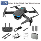 New S89 Drone 4K Wifi FPV HD Dual Camera 50x Zoom Height Maintain Headless Mode One-Key Takeoff And Landing Rc Quadcopter 2021