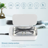 Cleaning machine ultrasonic cleaner 20W 42kHz jewelry glasses makeup brush cleaner 450ml denture cleaning machine