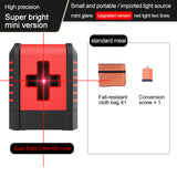 2-Lines Adjustable Laser Level 3-Degrees Self-Leveling/Alarm Cross Line Red/Green Beam Horizontal Vertical Calibrator Waterproof