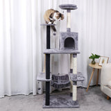 Cat Climbing Toy Cat House Kitten Climbing Frame Cat Tree Playing Training For Fun Cat Scratching Post