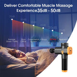 Phoenix a2 Massage Gun Black Body Massager Electric 4 Heads Pistol Massager Phoenix MG55008