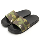 Men's Slippers Flip Flops Camo Casual Slides Men Shoes Non-slip Beach Shoes