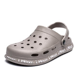 Men Summer Shoes Sandals Men's Holes Sandals Hollow Breathable Flip Flops Croc Shoes